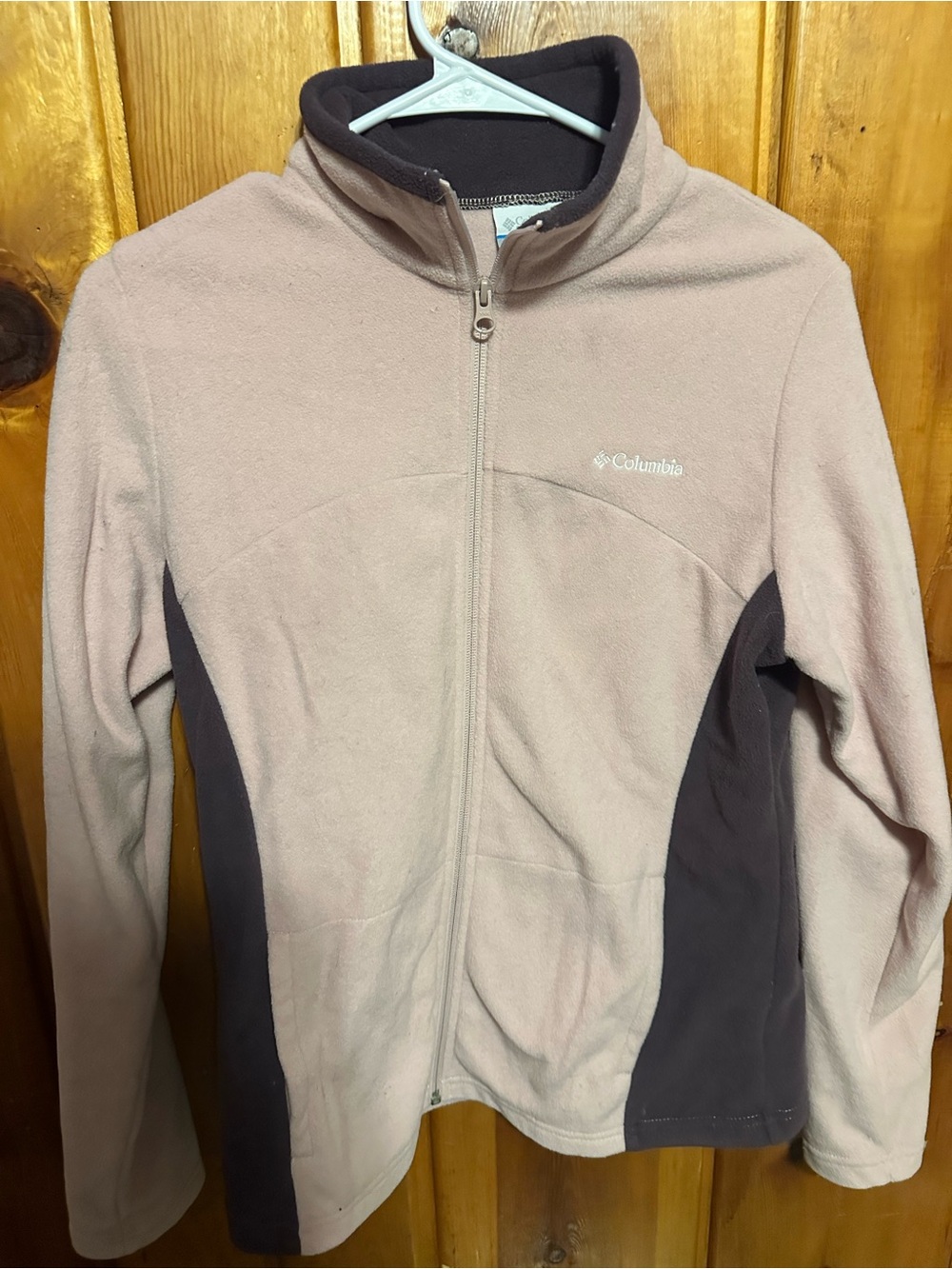 Columbia  Light Pink and purple-Zip Fleece Jacket